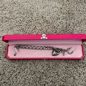 Barely worn, well kept, Juicy Couture silver bracelet